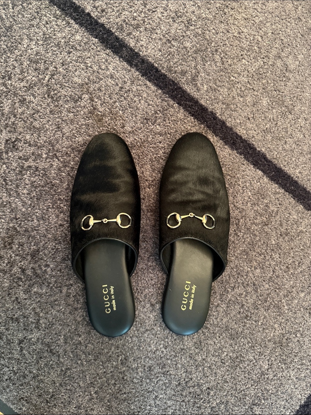 {Gucci} Calf Hair Mules - Picture 2 of 11